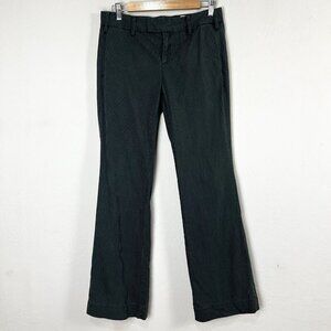 Paper Boy Trousers Gray Pinstripe Mid Rise Y2k Pants Straight‎ Leg Size 8